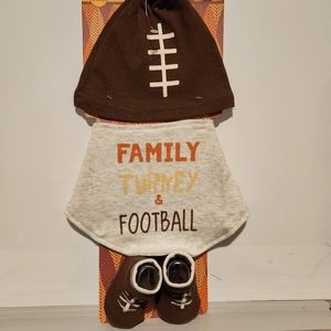 NWT Baby Gear 3 piece Thanksgiving set. Size 0-12 months